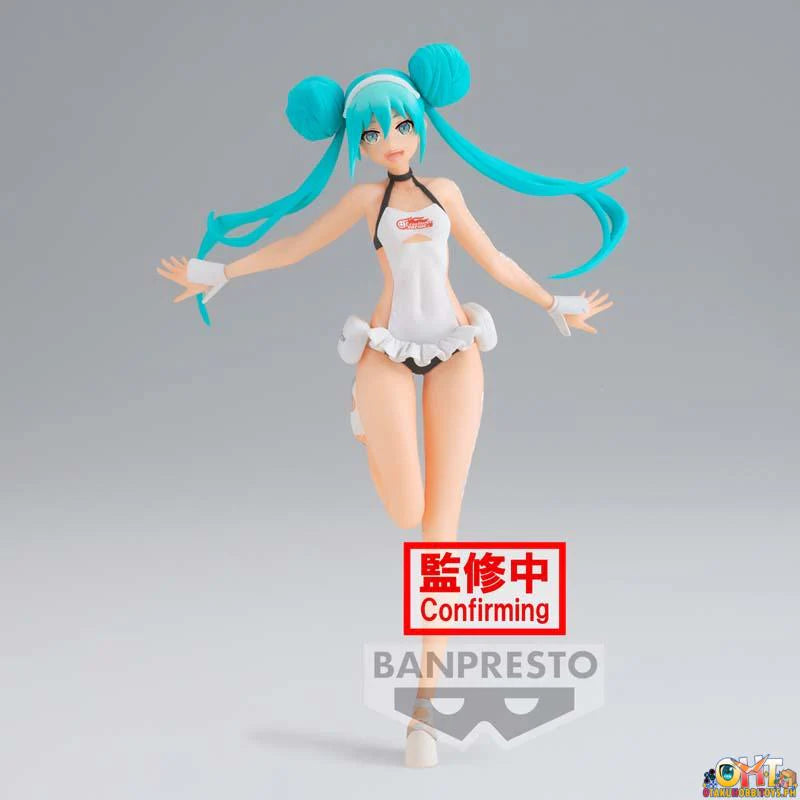 NO BOX Vocaloid Project Sekai Hatsune Racing Miku 2022 Tropical Maid Version figure