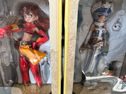 Shin Seiki Evangelion Souryuu Rei and Asuka Langley - EX Figure 2007 Adventure Set (RARE)