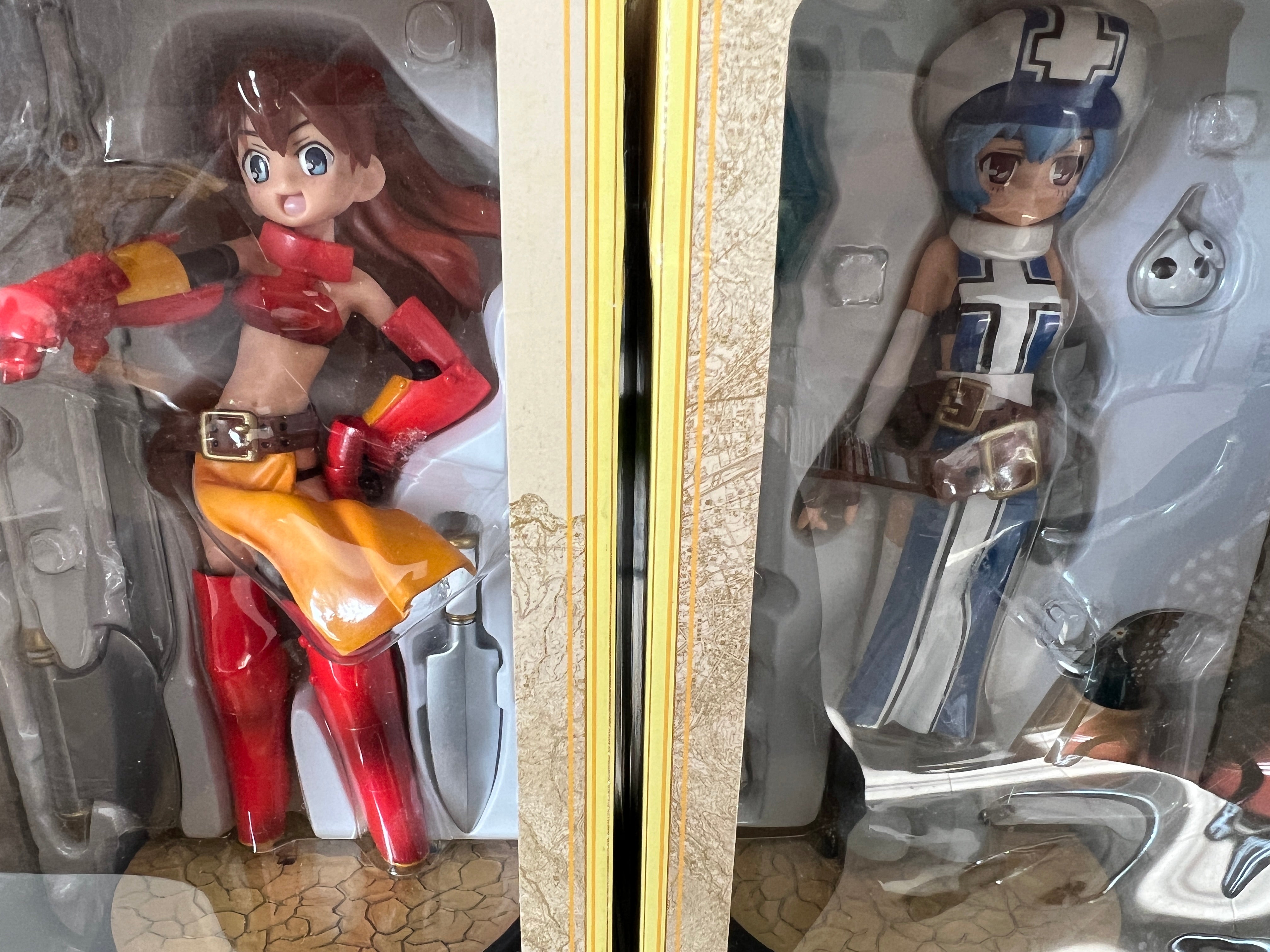 Shin Seiki Evangelion Souryuu Rei and Asuka Langley - EX Figure 2007 Adventure Set (RARE)