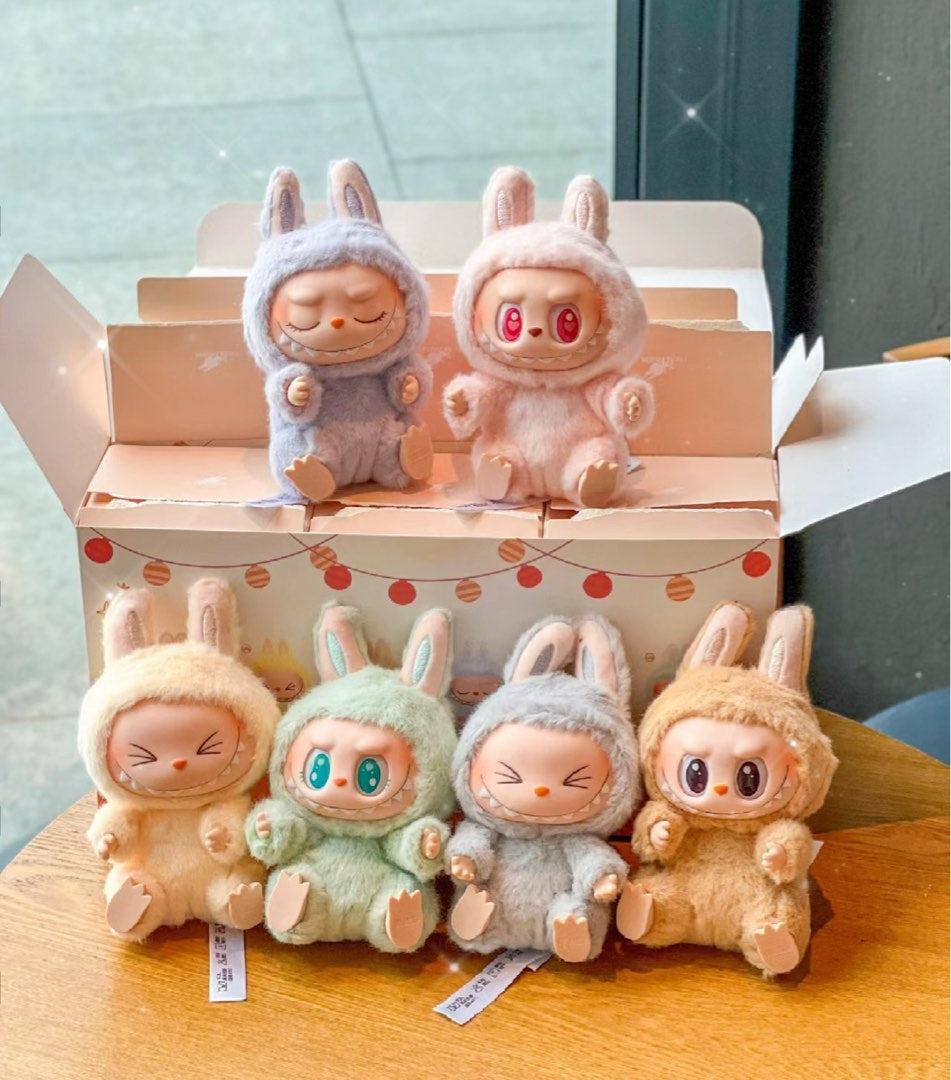 The Monsters  Labubu Have A Seat Blind Box Plush Keychain By Pop Mart