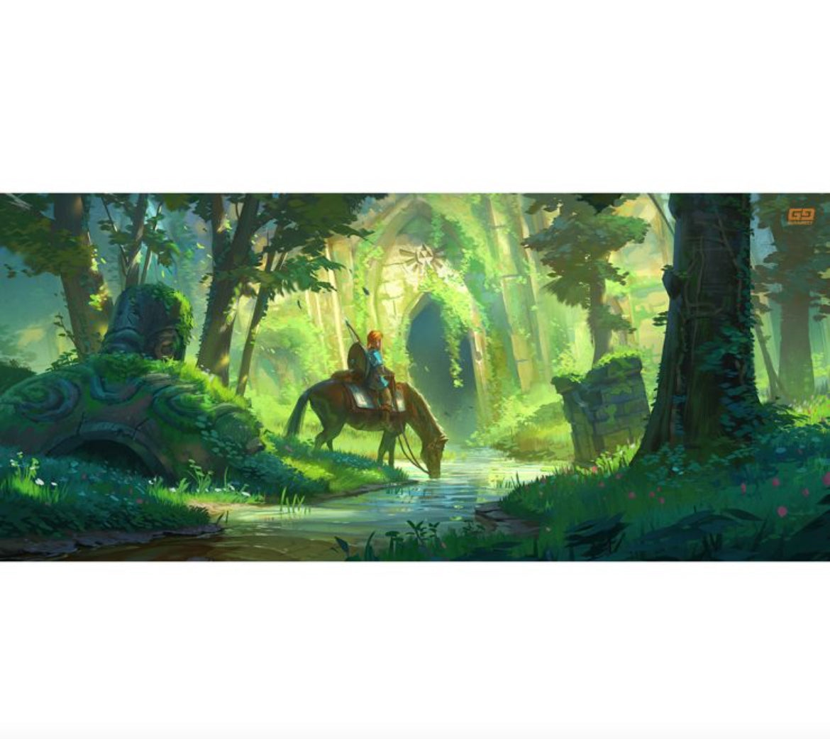 The Legend of Zelda HD Premium Mousepad by Gigadget.lb
