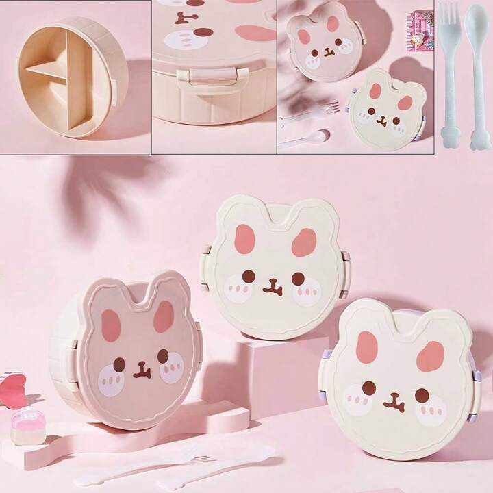 Kawaii Bunny Face Lunch Box