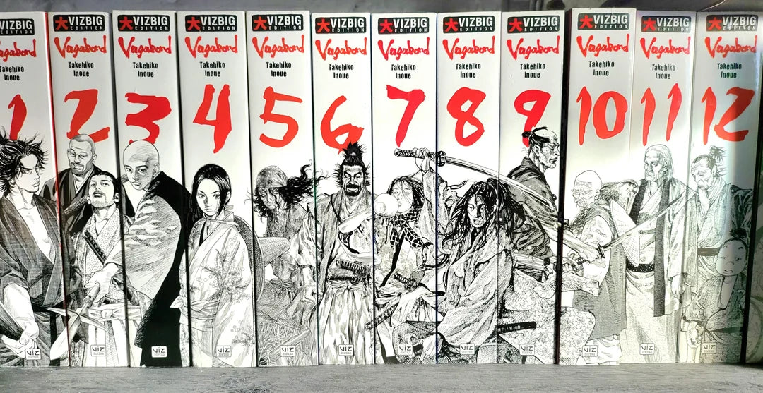 Vagabond Manga Vizbig Collector Editions 1-12 Complete English