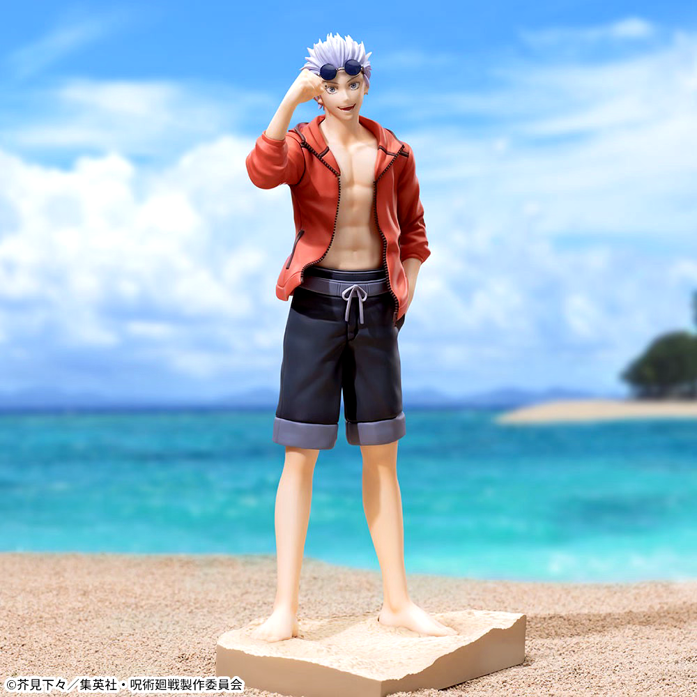 Jujutsu Kaisen Gojo and Geto Beach Set of two figures by Sega (RARE)