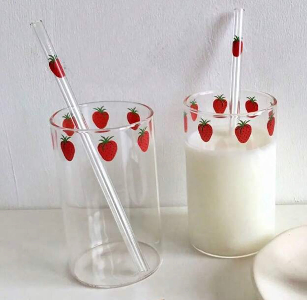 NaNa Strawberry Glass Cup