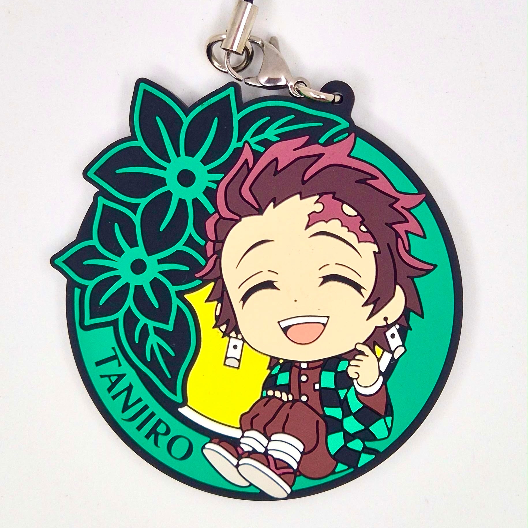 Demon Slayer Official Kamado Tanjiro rubber keychain