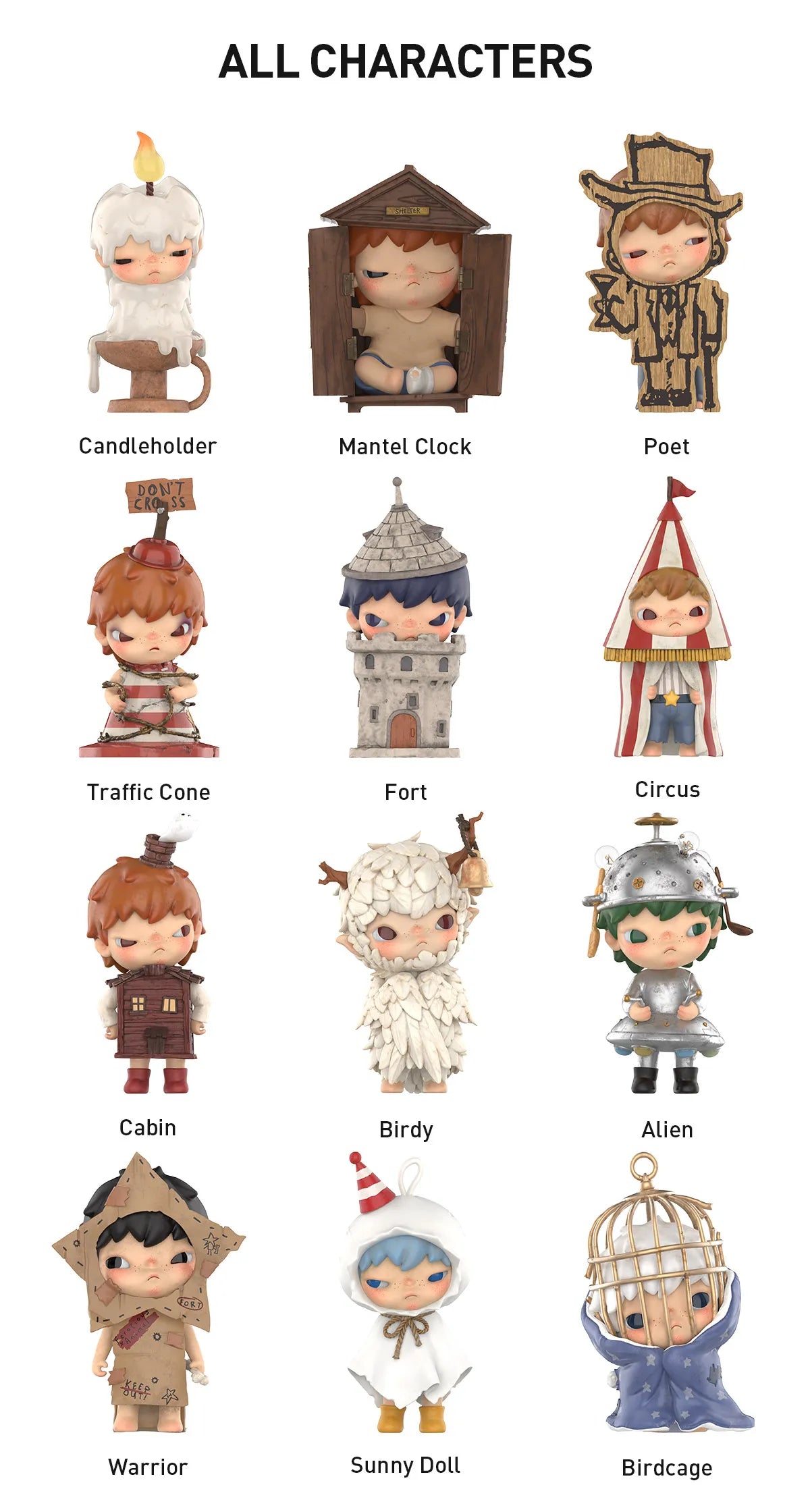 Hirono Shelter Series Blind box by Pop art