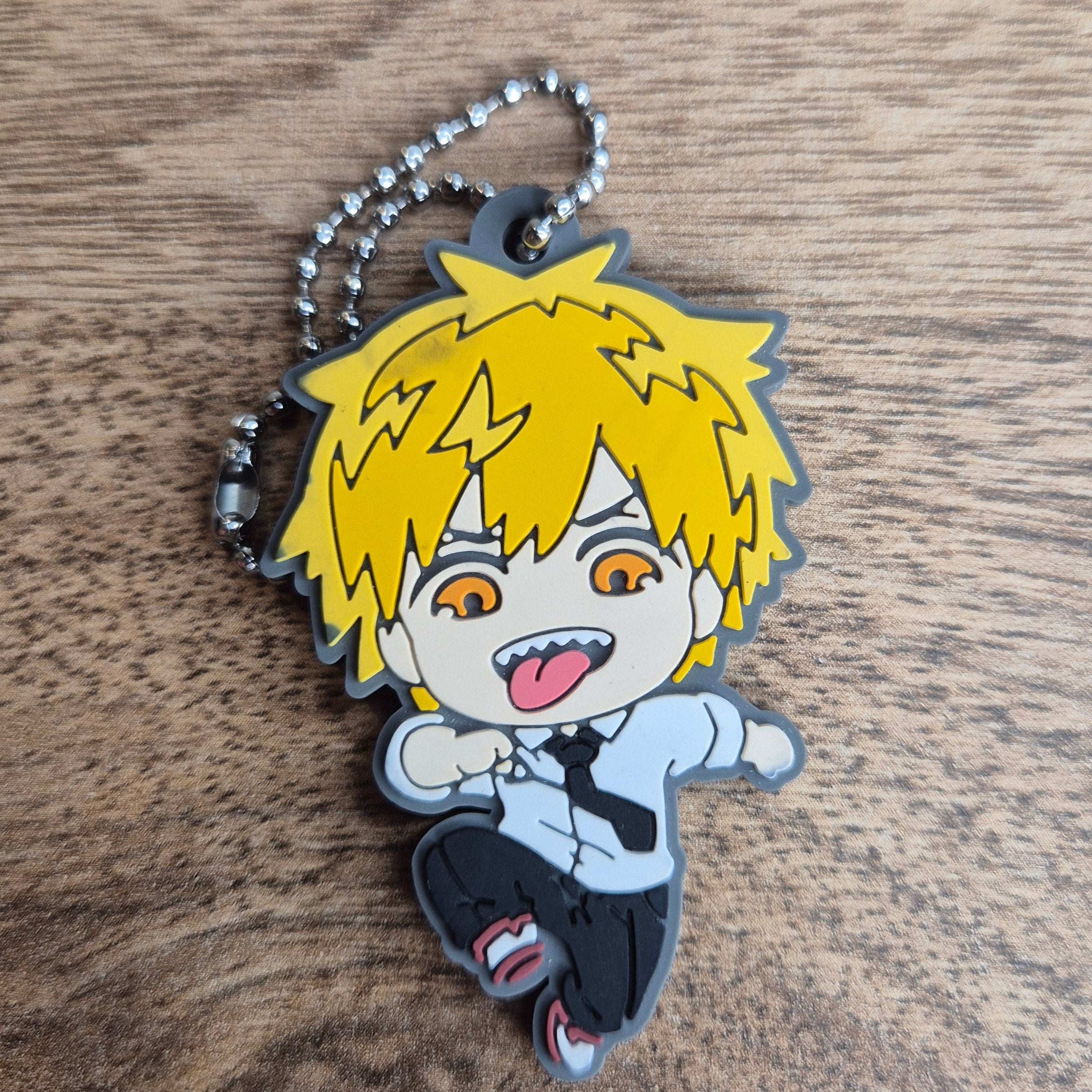 Chainsaw Man Denji Deforaba Rubber Keychain 1