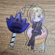 Twisted Wonderland Disney Vil Acrylic Keychain and stand Gashapon