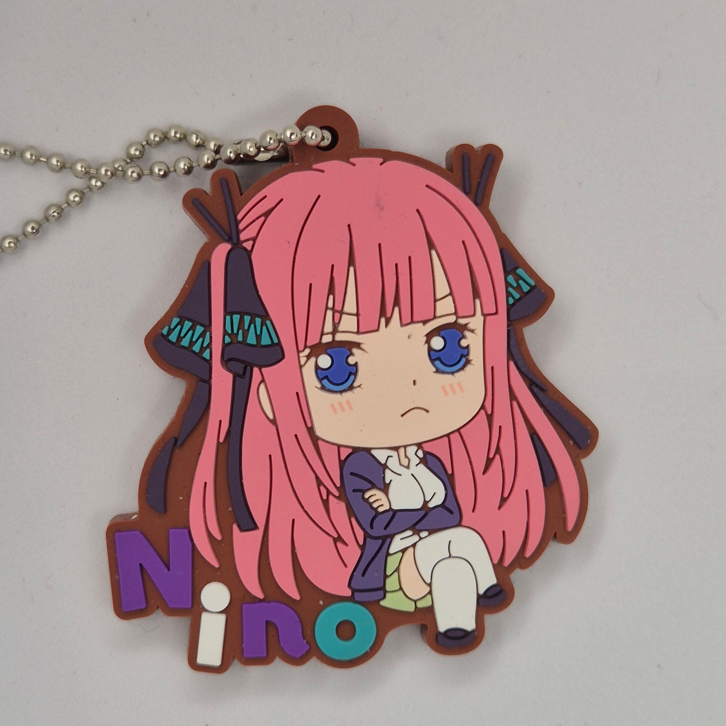 the quintessential quintuplets Nino Rubber Keychain