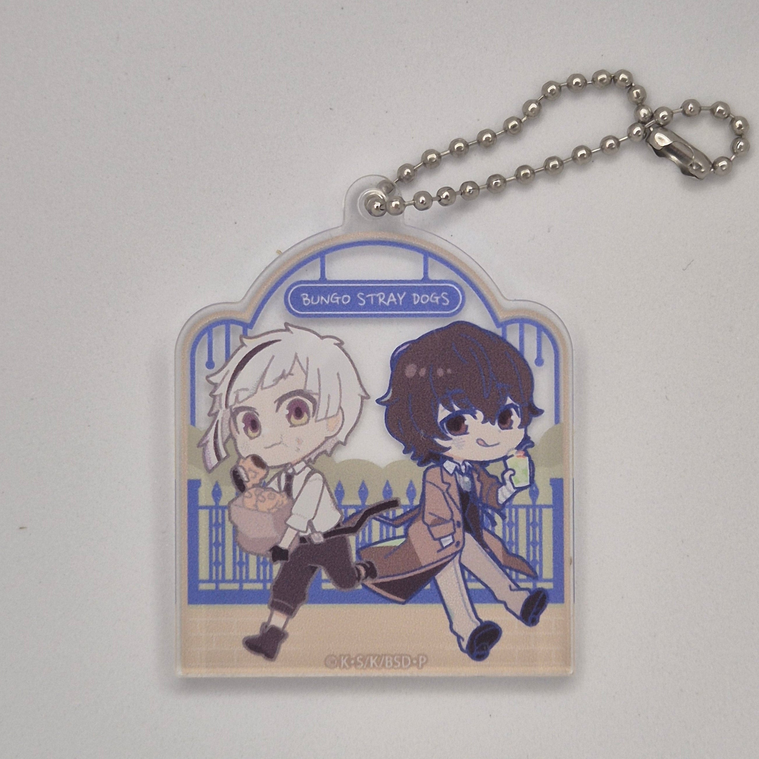 Bungo Stray Dogs Dazai n Atsushi Acrylic Keychain