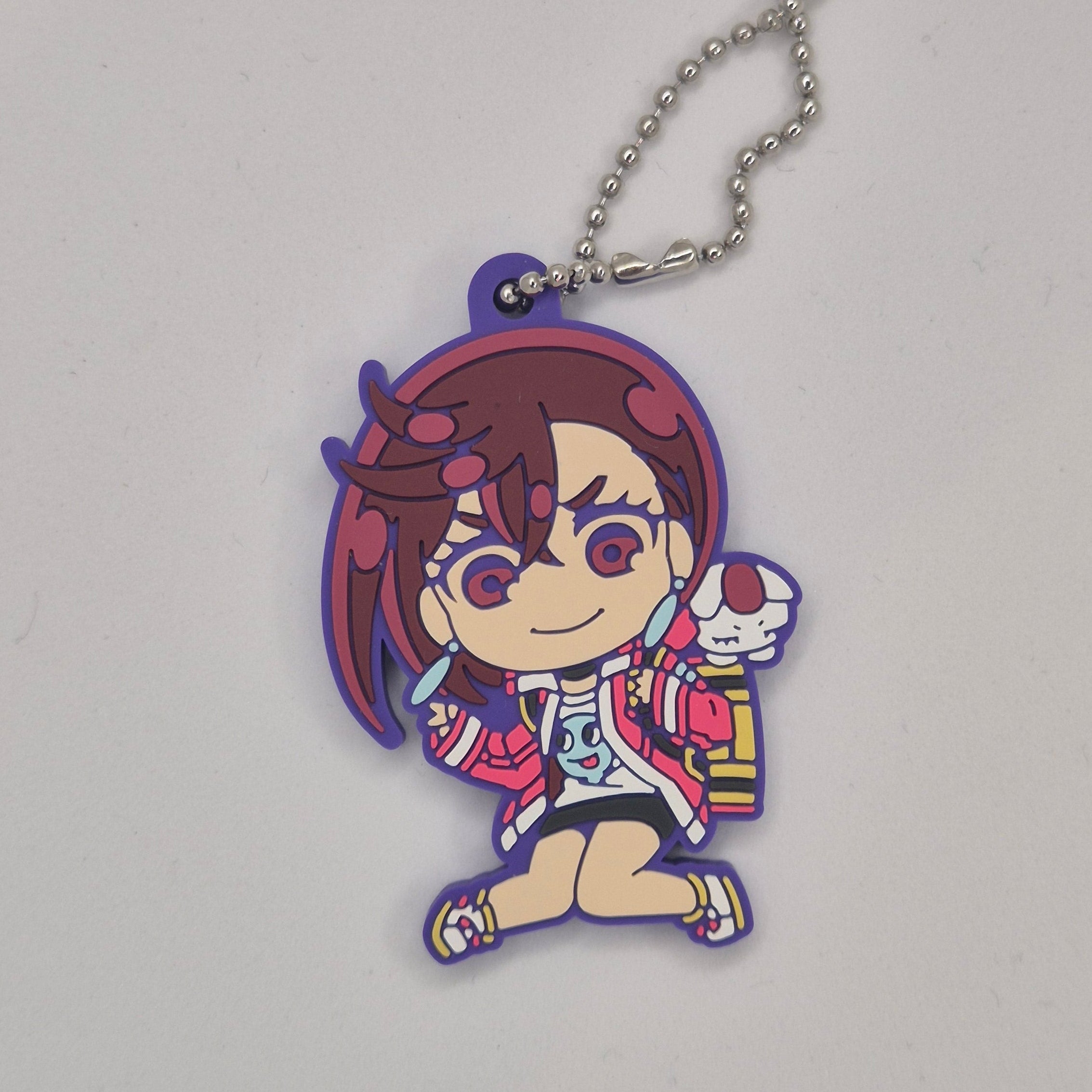 Dandadan Character Mascot Rubber Keychain Gashapon Takara Tomy Arts