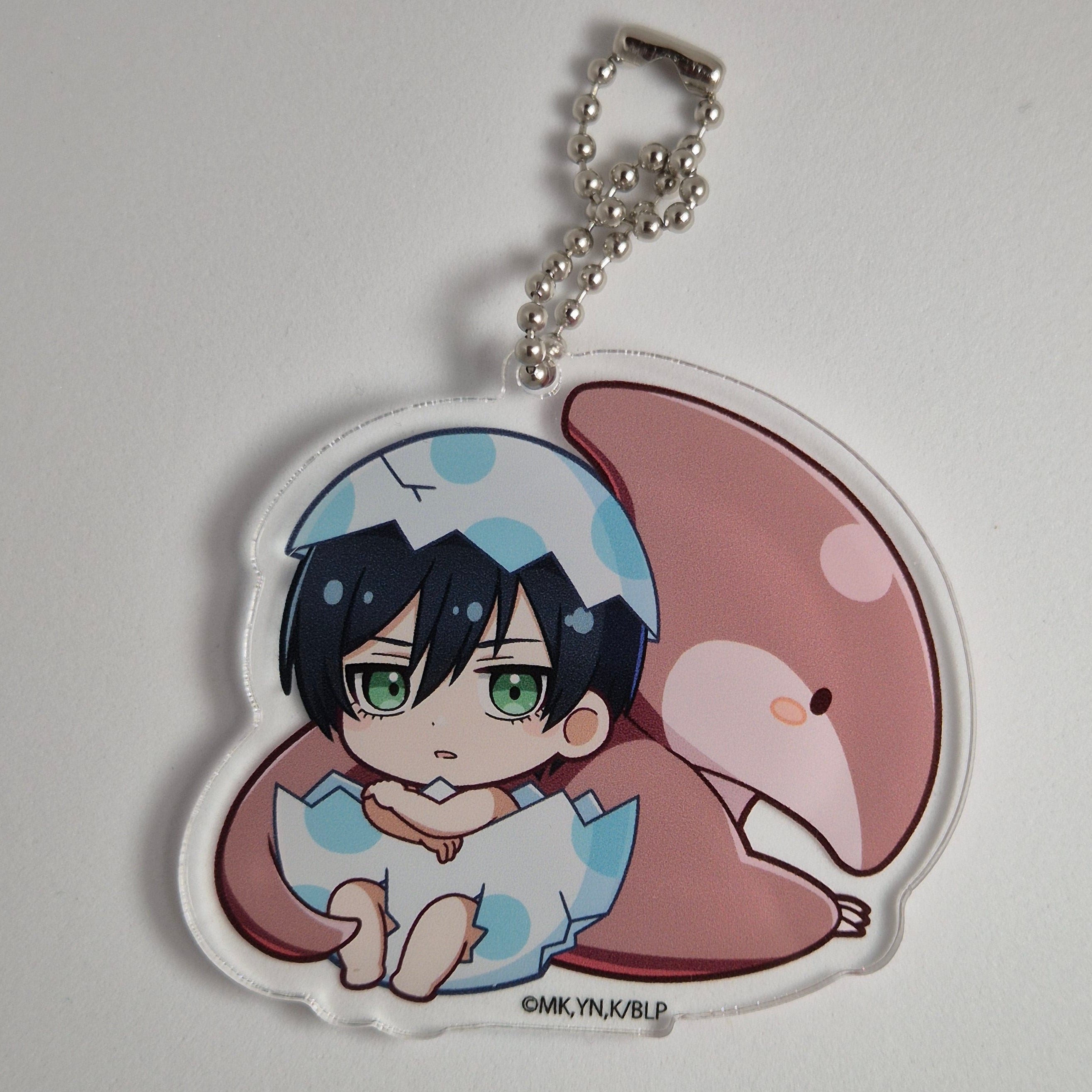 Blue Lock Gyaokore Babitama Ver. Trading Acrylic Keychains Gashapon
