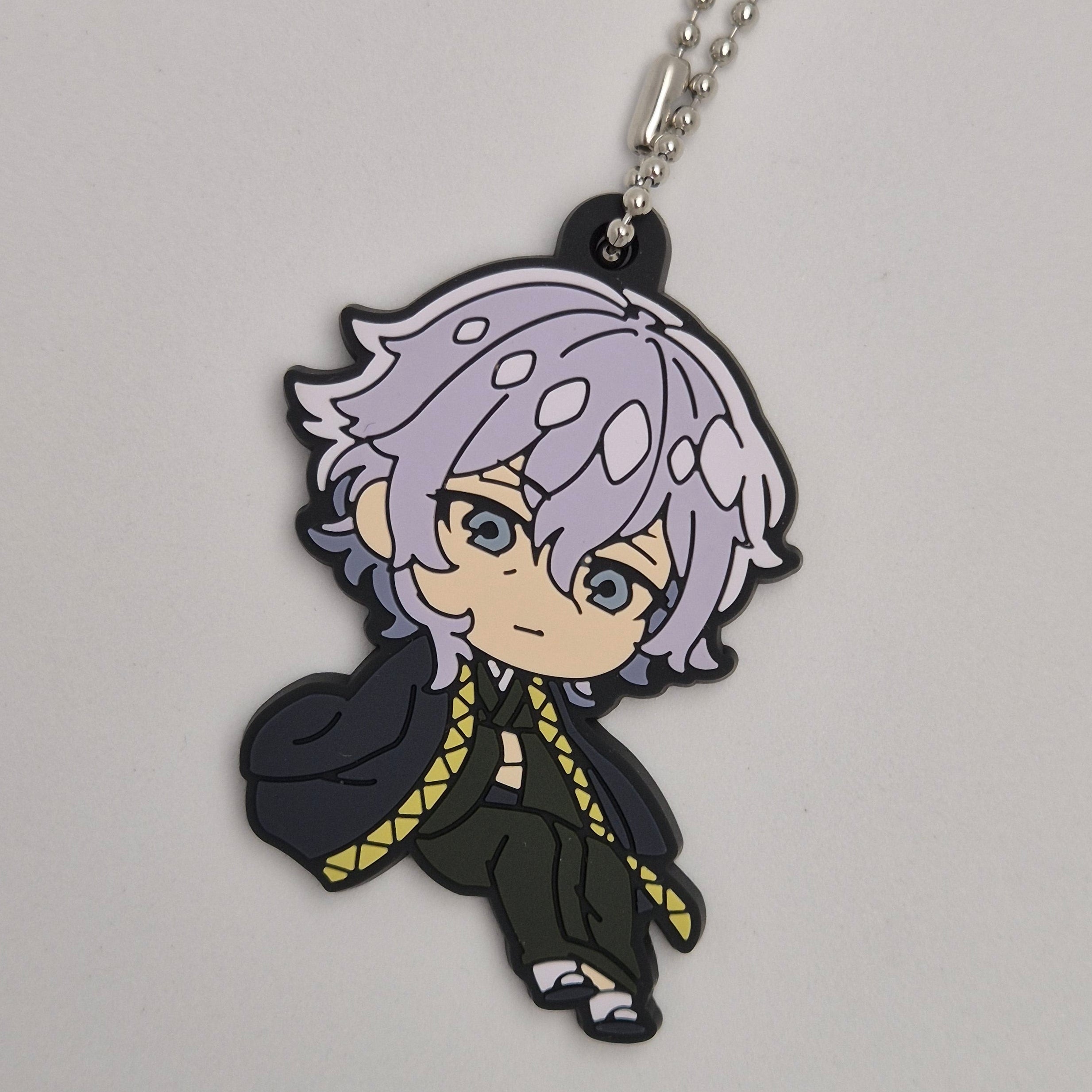 Bungo Stray Dogs Yukichi Deforaba Rubber Keychain