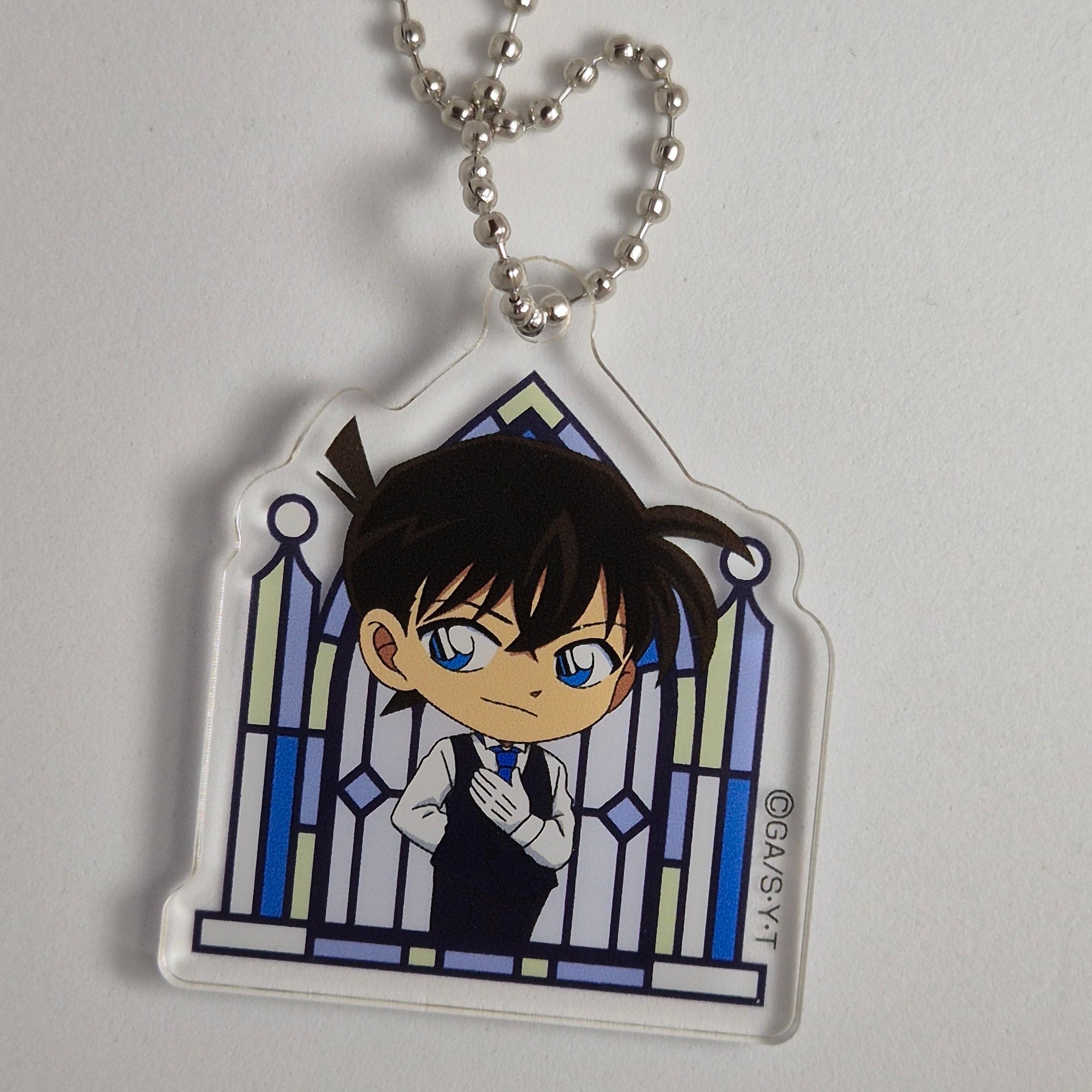 Conan Case Closed Conan Acrylic Keychain Sega Kuji Cafe