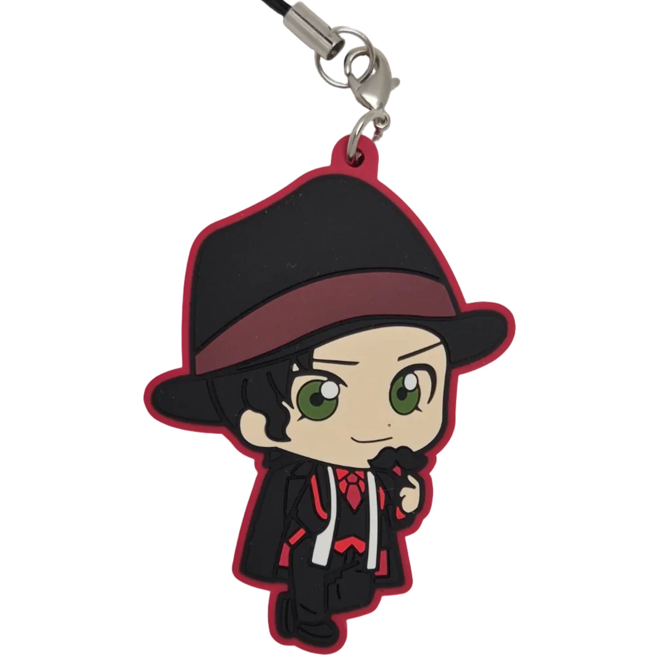 Conan Case Closed Akai Scarlet Evening Collection Mascot Rubber Keychain Gashapon