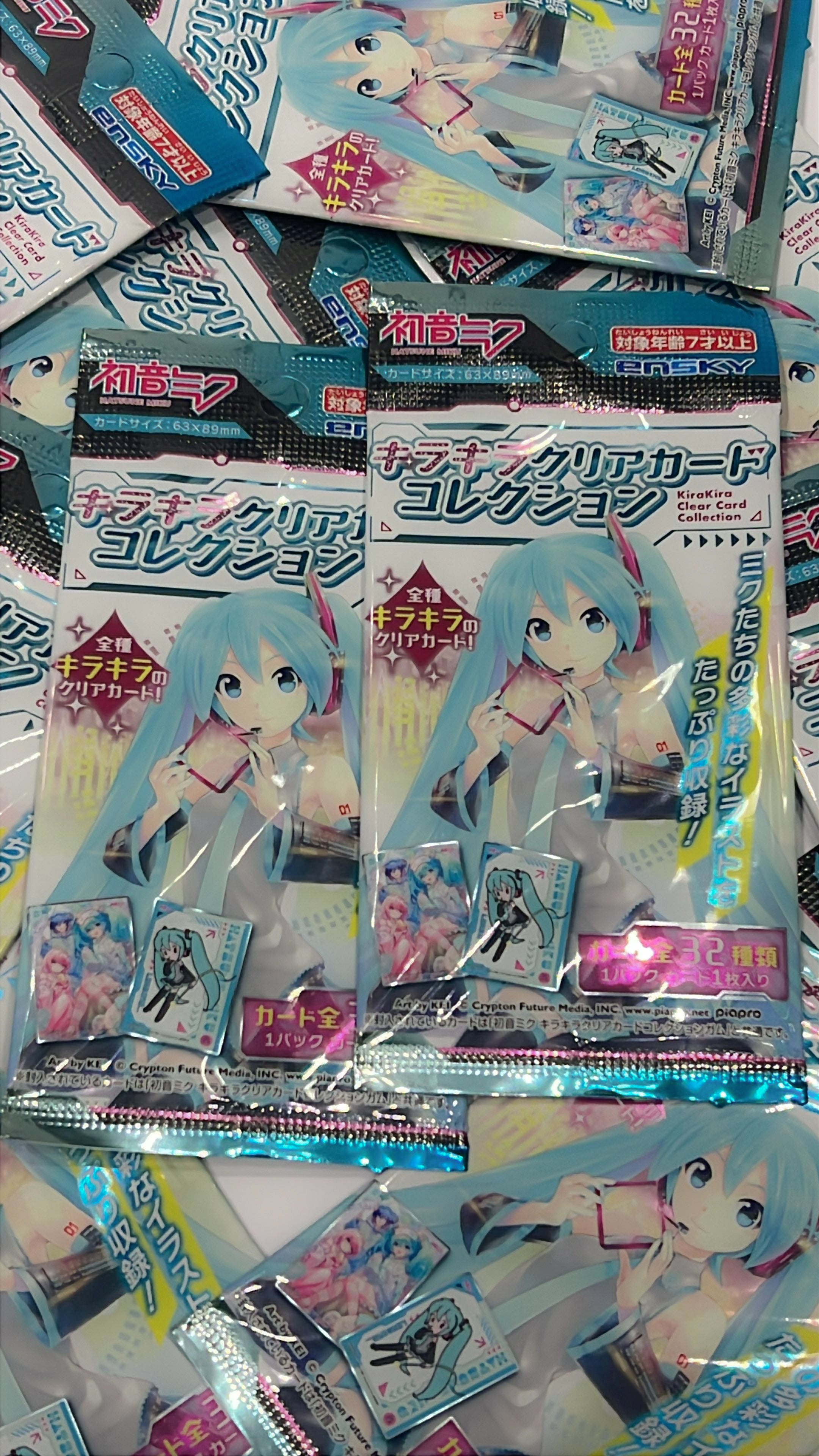 Vocaloid Hatsune Miku Kirakira Clear Card CollectionBlind Bag (1 Random Card)