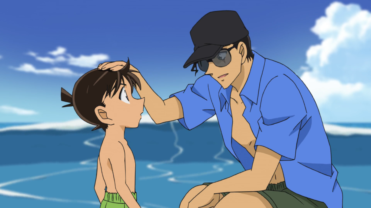 Detective Conan Akai Shuichi Case Closed Beach Figure by SEGA
