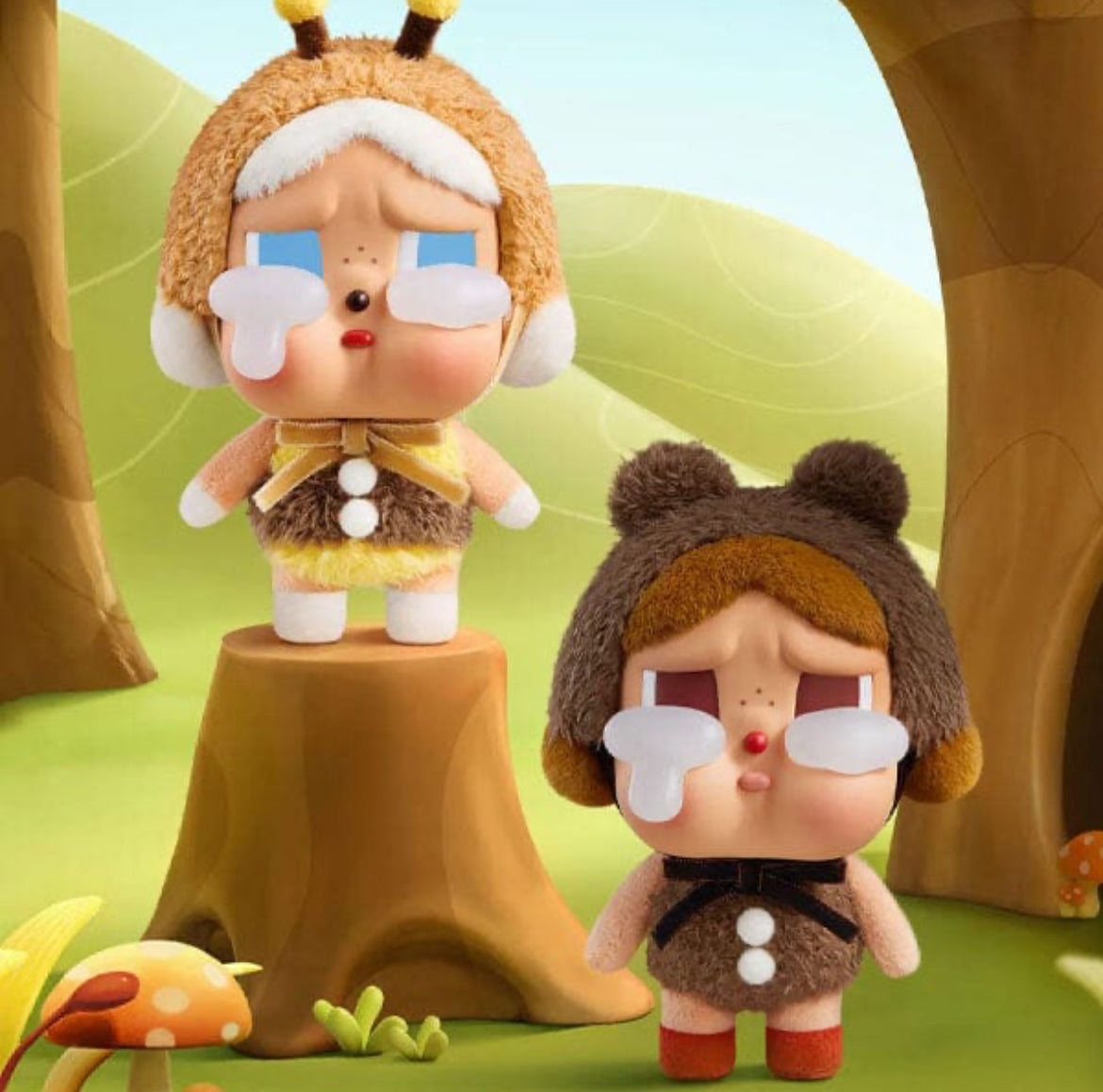 Pop Mart X CRYBABY: Crying Again Series Plush Keychain Blind Box (1pc)