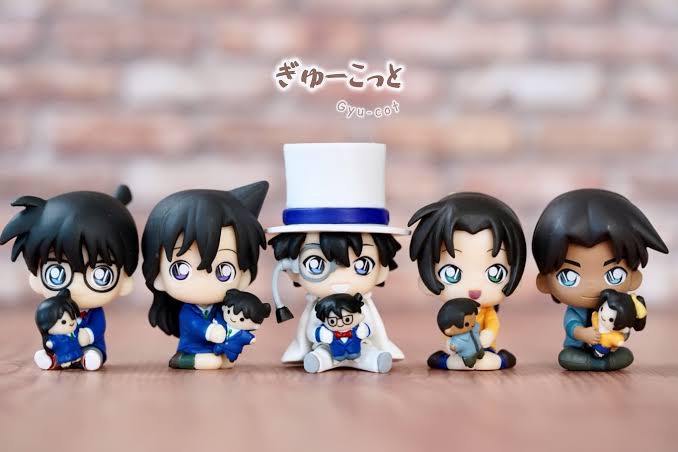 Detective Conan Gyu-cot Gashapon Figures Case Closed