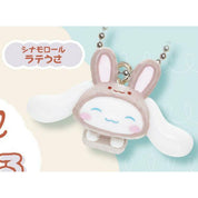 Cinnamoroll Latte Color Animal Mascot Mini Figure Keychain