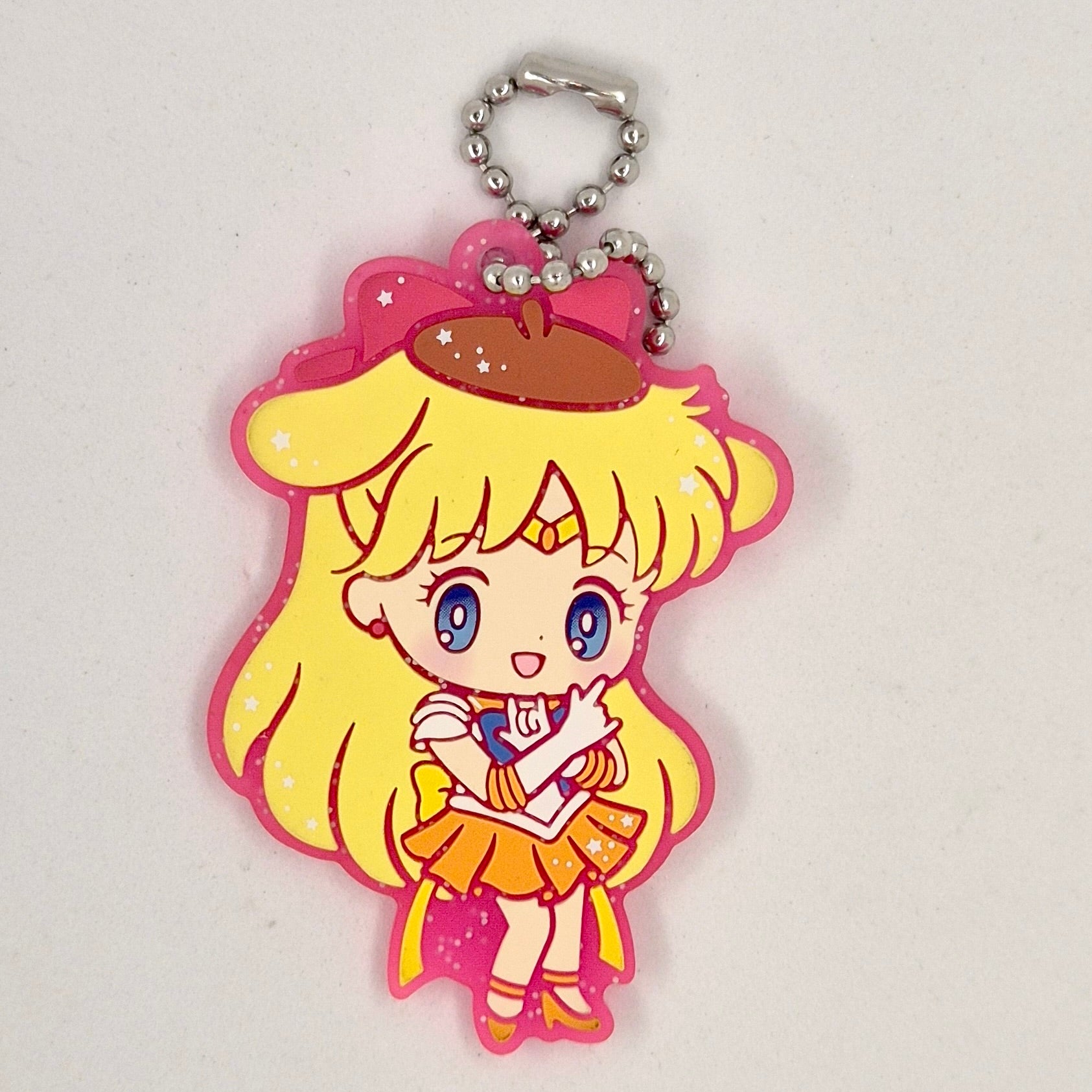 Sailor Moon x Sanrio Sailor Venus Rubber Keychain