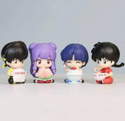 Ranma 1/2: Gachapon set of 4 (RARE)