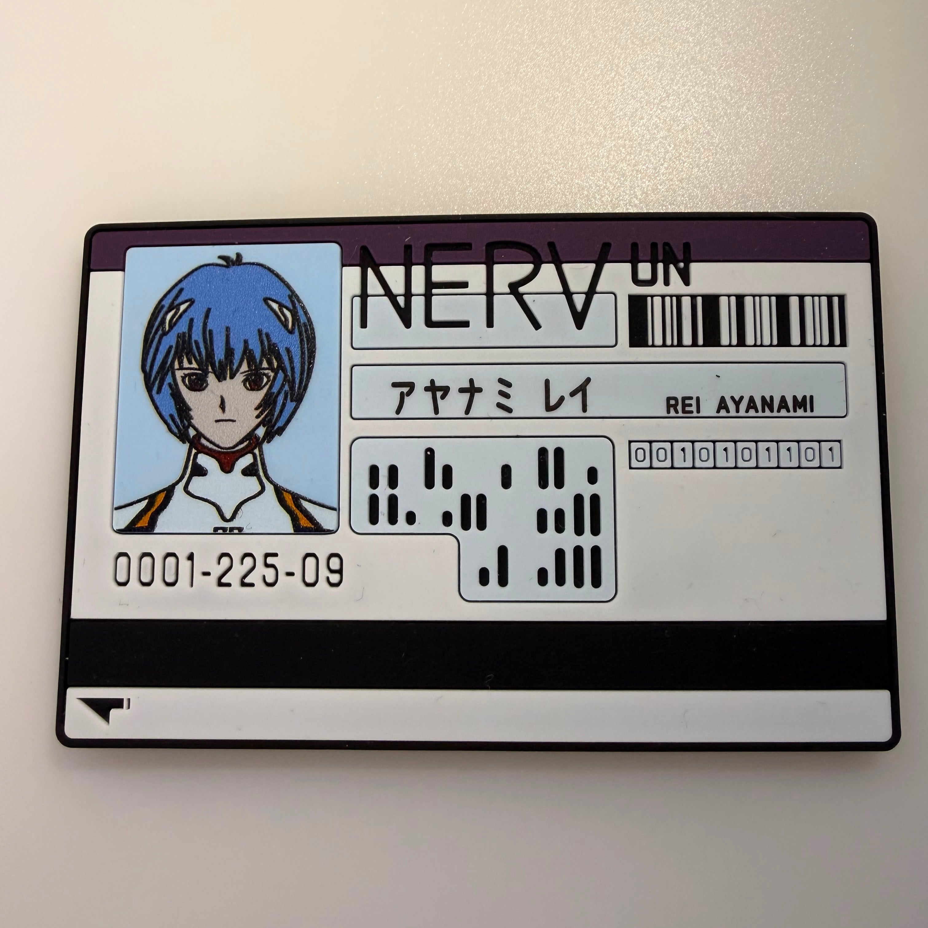 Neon Genesis Evangelion Ichiban Kuji Rei Ayanami rubber coaster by Bandai