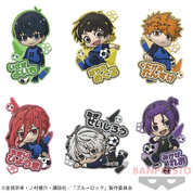 Blue Lock Character Rubber Badge Pin Gashapon