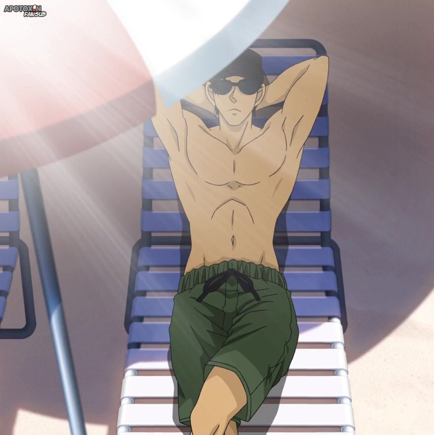 Detective Conan Akai Shuichi Case Closed Beach Figure by SEGA