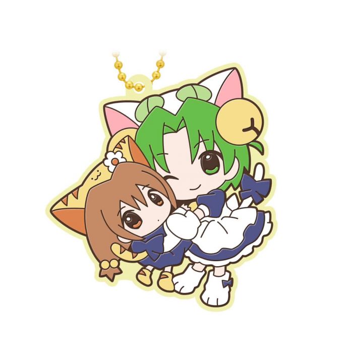 Digi Charat Official Rubber Mascot Keychain Gashapon JP Koge Donbo Kamichama Karin
