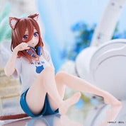 Quintessential Quintuplets Miku Nakano Desktop Cat figure by Taito