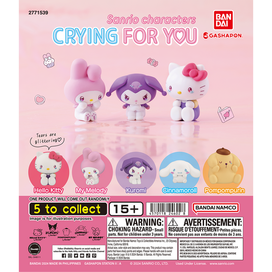 Sanrio 2025 Crying Gashapon Figure