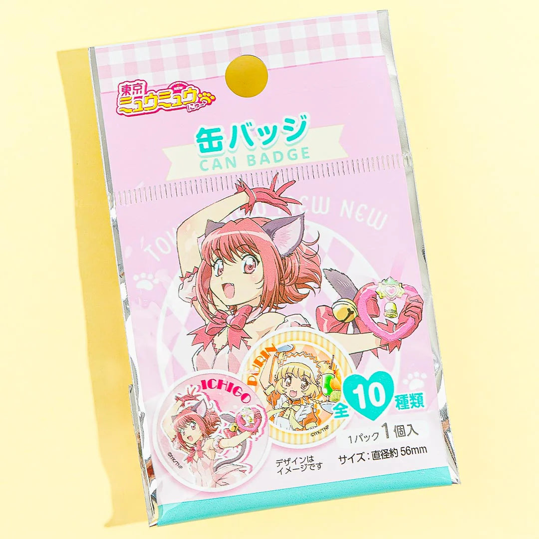 Tokyo Mew Mew Collector Metal Badge Pin Blind Bag (1 Random Badge)