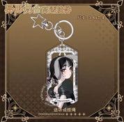 Alien Stage Bunny Themed Acrylic Star Keychain