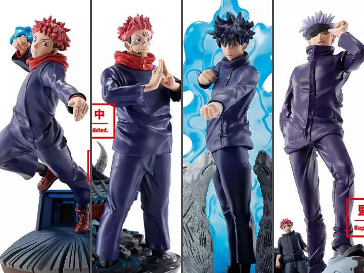 Jujutsu Kaisen Petitrama Figures Set Volume 1 by Megahouse