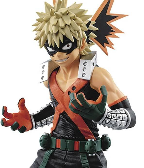 OPEN BOX My Hero Academia Banpresto Texture Bakugo Katsuki Figure