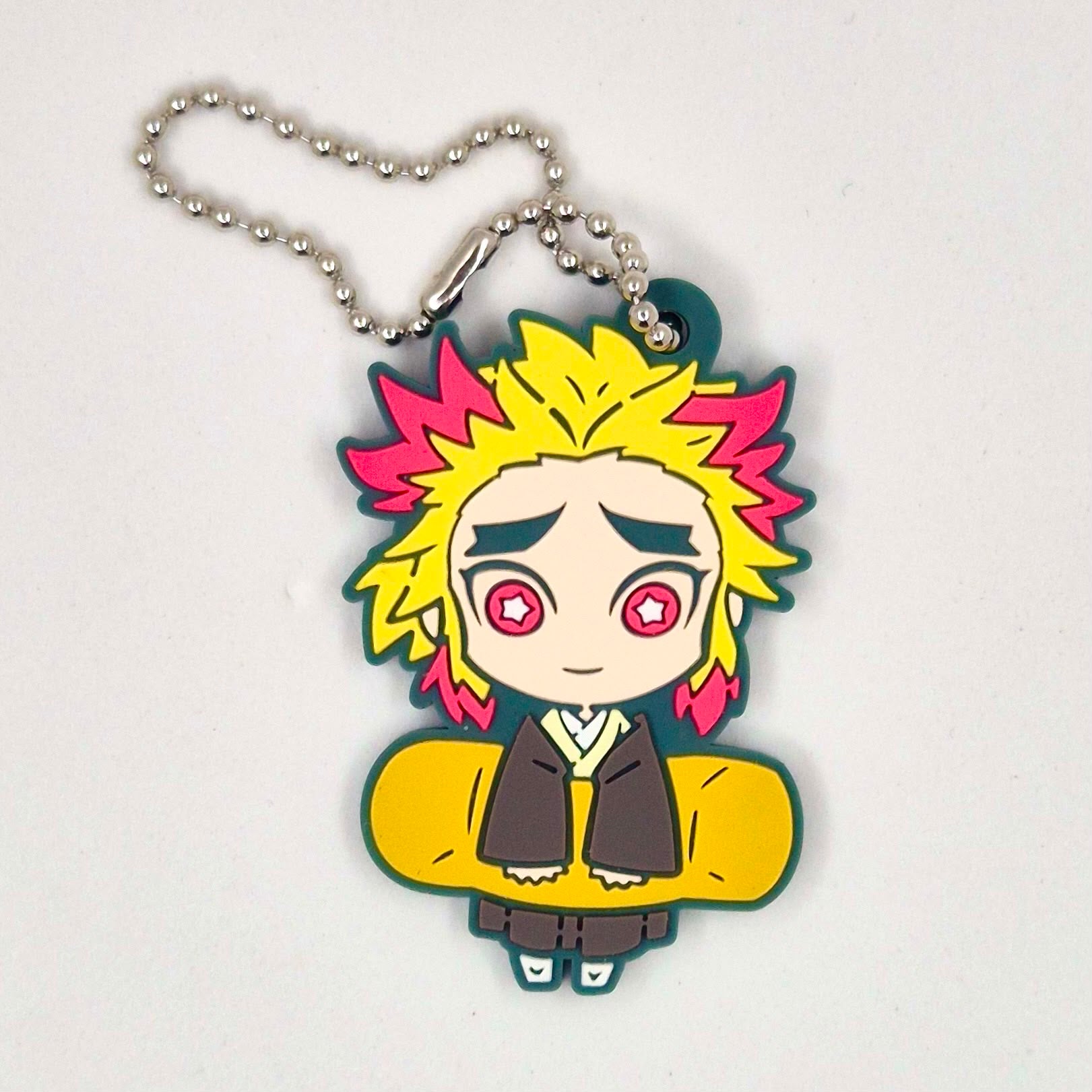 Demon Slayer Bandaid Series Gashapon Keychain Senjuro Rengoku