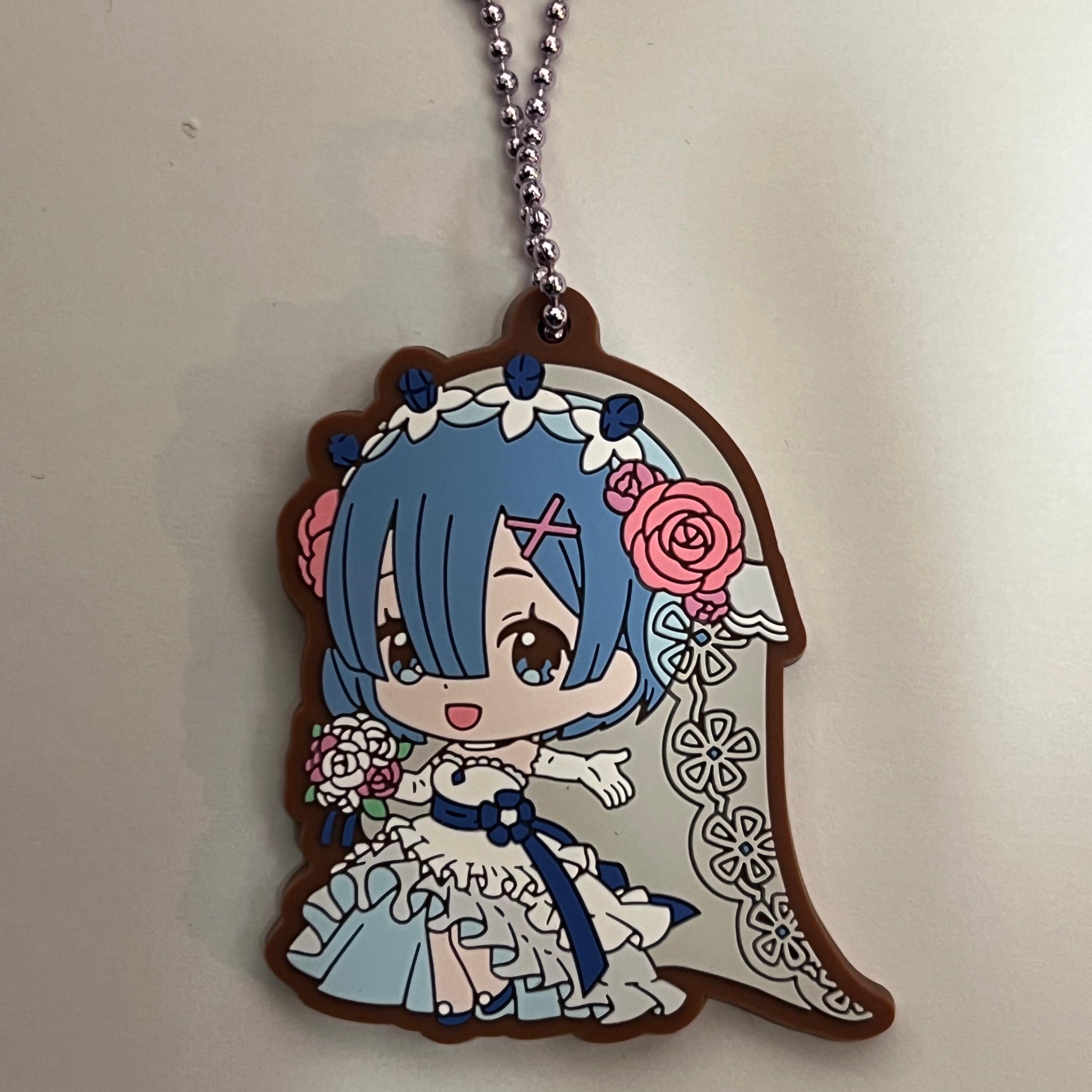 Re:Zero Starting Life in Another World Rem rubber keychain