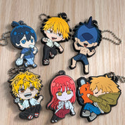 Chainsaw Man rubber keychains by Takara Tomy A.R.T.S