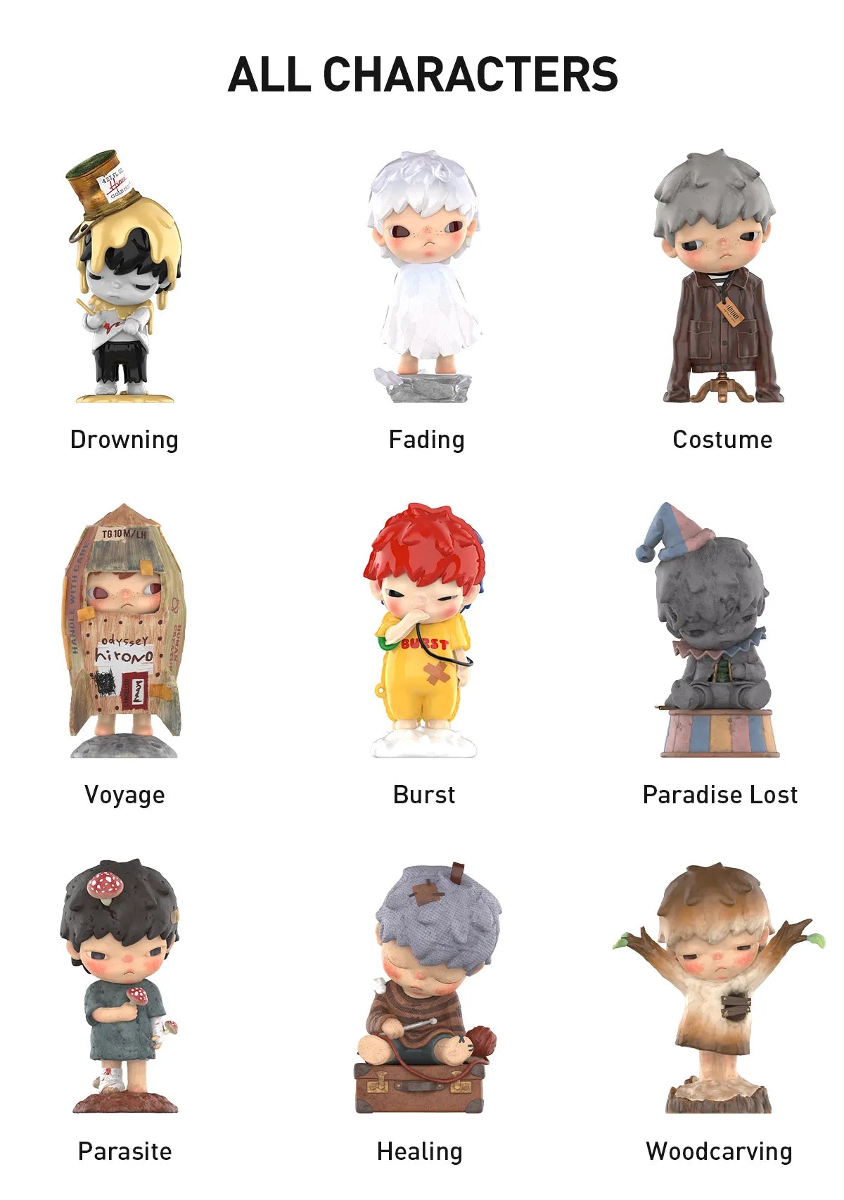 Hirono Reshape Series Blind Box by Pop Mart