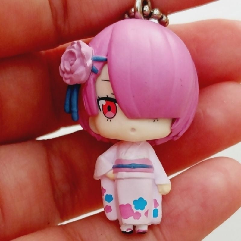 Re Zero Mini Figure Keychain Kimono Version Gasha by Bandai