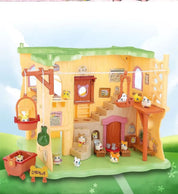 Spacetoon: Hamtaro’s House Replica with 2 Hamsters