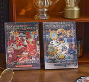 A5 Japanese Style Aesthetic hardcover Sticker book 45 pages/book
