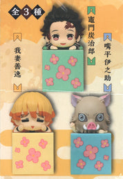 Demon Slayer: Set of 3 Hikkake Figures Flower Edition