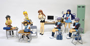 Sunday x Magazine 50th Anniversary Collaboration Figure Set: St. Sunmaga Academy 3rd Period Lucy Heartfilia RARE