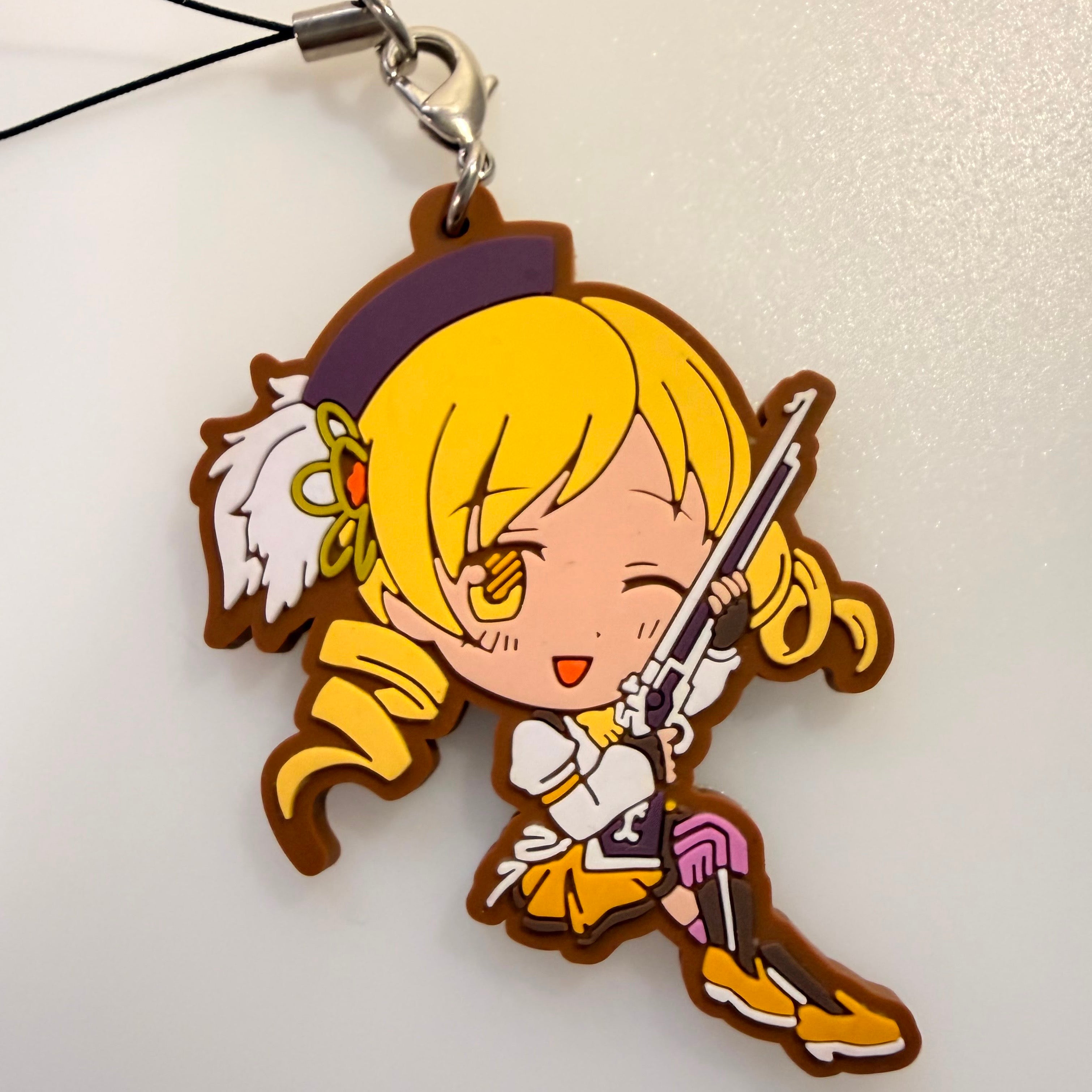 Puella Magi Madoka Magica Ichiban Kuji Mami Tomoe strap rubber keychain JP