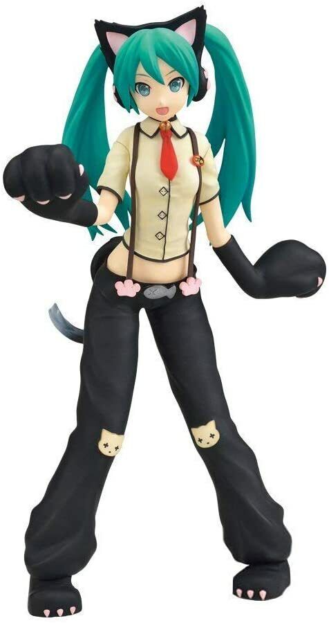 Vocaloid Hatsune Miku Project Diva Kitty Cat figure by SEGA (RARE)