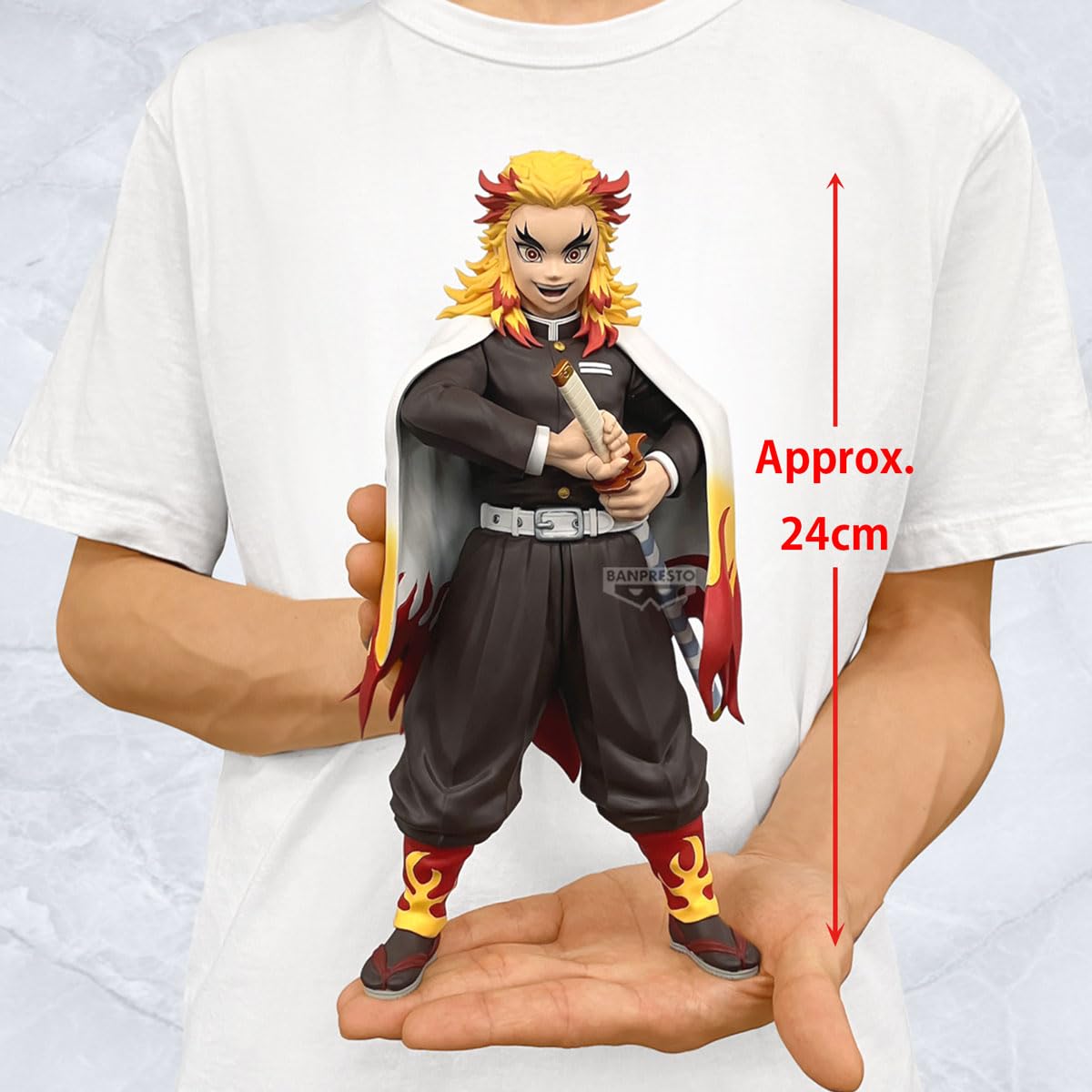 Rengoku Kyojuro Grandista figure by Banpresto