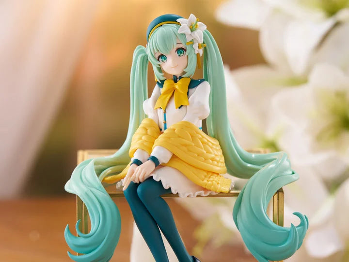 Vocaloid Hatsune Miku Flower Fairy Lily White Ver. Noodle Stopper Figure by Furyu